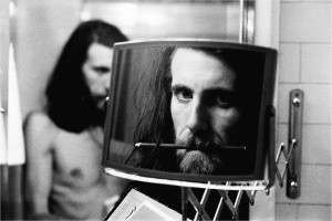 Mirror Imagination: Self portrait at The Plaza Hotel in London, September 1974. Photo by and © Graham Nash.
