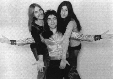 Finding Their Way: From left, Lifeson, Rutsey, and Lee, at your service.