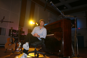 He's Been Workin' Like a Surround Dog: Martin in Studio Two at Abbey Road Studios.